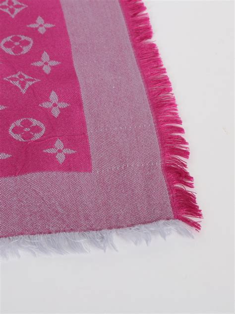 lv monogram shawl framboise|louis vuitton shawl s00.